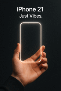 Apple Unveils iPhone 21: Now With No Buttons, No Screen, Just Vibes